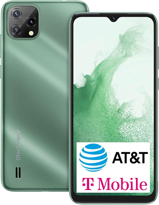 Android Phone A55,4G Dual Sim Unlocked Cell Phones,6.5" HD+ 3GB+16GB ROM/TF 128GB Android 11 Unlocked Smartphones,Face ID,3 Card Slots,4780Mah Battery Smart Phone
